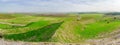 Panoramic landscape of the Jezreel Valley