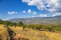 Panoramic landscape photo of the