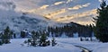 Roaring Mountain. Yellowstone National Park. Royalty Free Stock Photo