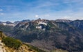 Breathtaking view on Tatra National Park with mountains in sunny spring day with blue sky nearby Zakopane village, Poland Royalty Free Stock Photo