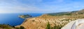Panoramic landscape view Asos, Kefalonia, Greece Royalty Free Stock Photo