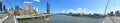 Panoramic Landscape view of Brisbane City