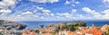 Panoramic landscape with view of Camara de Lobos, small fisherma