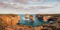 Panoramic landscape view at Great Ocean Road Royalty Free Stock Photo