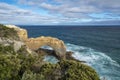 Panoramic landscape view at Great Ocean Road Royalty Free Stock Photo