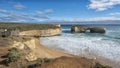 Panoramic landscape view at Great Ocean Road Royalty Free Stock Photo
