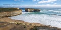 Panoramic landscape view at Great Ocean Road Royalty Free Stock Photo