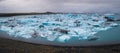 Jokulsarlon Iceberg Lagoon Panorama