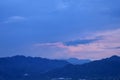 Panoramic landscape views of and around Puerto Vallarta Mexico mountains, city and tropical jungles. Royalty Free Stock Photo