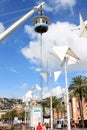 Panoramic lift the Bigo, Genoa, Italy