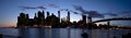 Panoramic Lower Manhattan in New York City (2014)