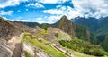 Panoramic of Macchu Pichu ancient city