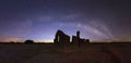 Panoramic milky way at Fort Griffin, Texas