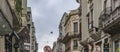 Panoramic montevideo historic center architecture