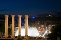 Panoramic of montjuic, Spain.