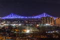 panoramic montreal bridge jacques cartier Royalty Free Stock Photo