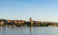 Panoramic morning view over HÃÂ¶galid Stockholm