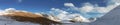 Panoramic Mountain Tibetan Himalayan landscape in SiChuan province, China Royalty Free Stock Photo