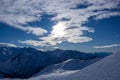 Panoramic mountain view, Passo Tonale, Italy