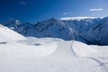 Panoramic mountain view, Passo Tonale, Italy