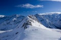 Panoramic mountain view, Passo Tonale, Italy