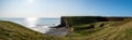 Panoramic Nash Point Cliff Side View Overlooking Ocean