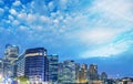 Panoramic night skyline of Sydney Royalty Free Stock Photo