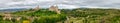 Panoramic ot the town of Segovia, Castilla y Leon Spain