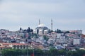 Panoramic overlooking the city and the Suleymaniye mosque.
