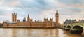 Panoramic overview of the Houses of Parliament