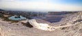 Panoramic Pamukkale View Royalty Free Stock Photo