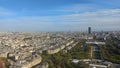 Panoramic Paris view