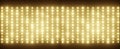 Panoramic pciture of tiny light bulbs Royalty Free Stock Photo