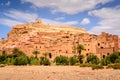 Panoramic photo of Ait Benhaddou, Morocco Royalty Free Stock Photo