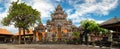 Panoramic photo bali hindy temples Royalty Free Stock Photo