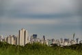 Panoramic photo of the city of Goiania.