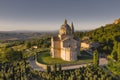 Panoramic photo from the drone, Montepulciano