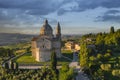 Panoramic photo from the drone, Montepulciano