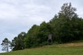 A panoramic photo of the landscape in the Vulkaneifel, Germany