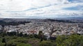 Panoramic photos of Athens at sunny day