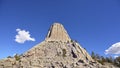 Panoramic picture of the Devils Tower.