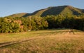 Panoramic picture of Smoky Mountains National Park during Fall Season Royalty Free Stock Photo