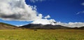Panoramic picture of Volcano Antisana (Ecuador)