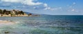 Panoramic picturesque seascape. Royalty Free Stock Photo
