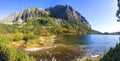 Lake Popradske pleso in High Tatras, Slovakia Royalty Free Stock Photo