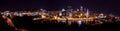 Panoramic Pittsburgh Pennsylvania Royalty Free Stock Photo