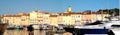 Panoramic of the port of Saint Tropez