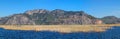 Panoramic reed water landscape, near Fethiye, Turkey