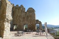 Panoramic restaurant in the castle Royalty Free Stock Photo