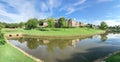 Panoramic riverside 2 story houses in suburban Dallas Fort-Worth